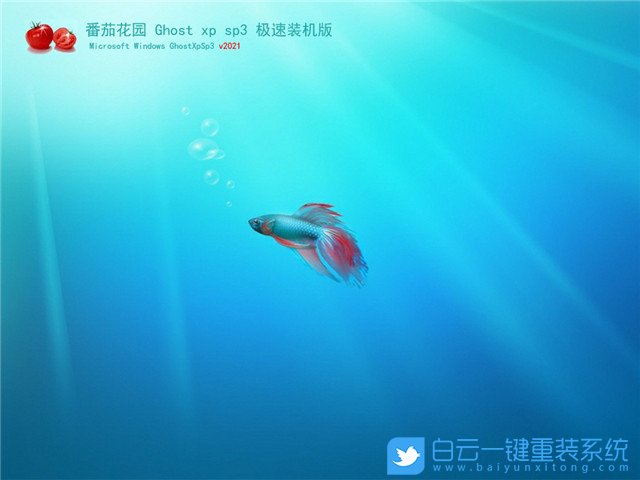 番茄花園 Ghost XP SP3 極速裝機(jī)版 (By_2021.01) 界面1