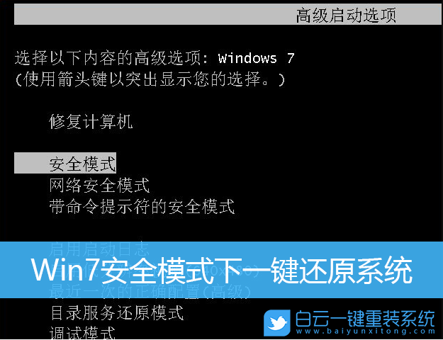 Win7,安全模式,還原系統(tǒng),恢復系統(tǒng)步驟