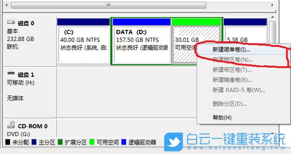 Win7,重裝系統(tǒng),分區(qū)教程,硬盤分區(qū)步驟