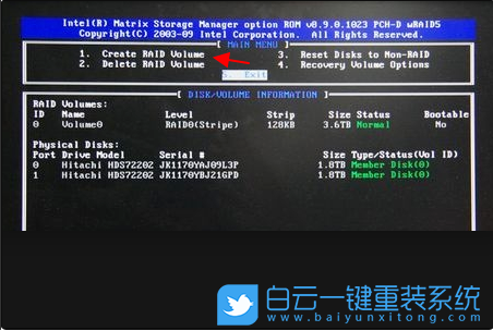 RAID,BIOS,BIOS設(shè)置步驟