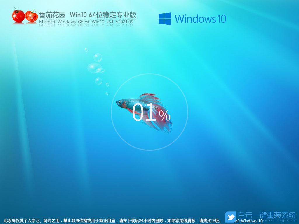 雨林木風(fēng) Win10 21H1 64位五一紀(jì)念版 V2021.05 安裝圖集1