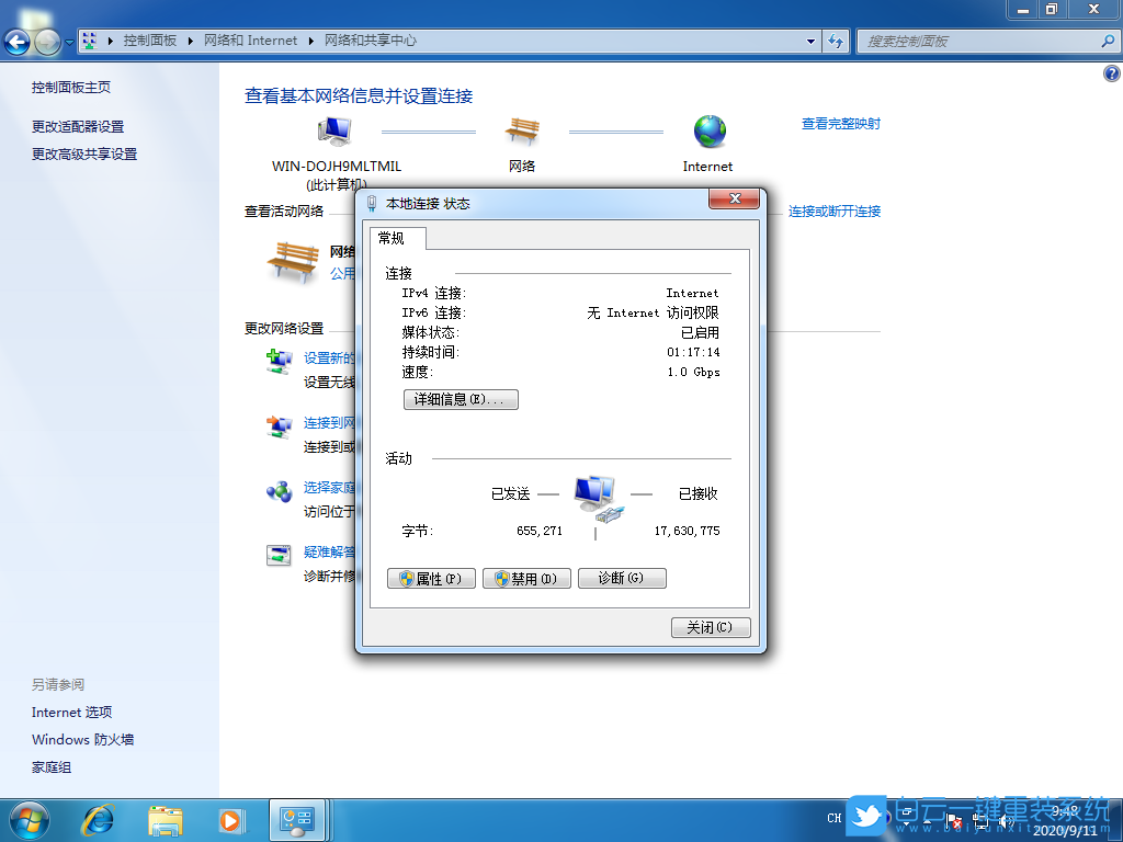 ipv4,ipv6,無網(wǎng)絡(luò)訪問權(quán)限步驟