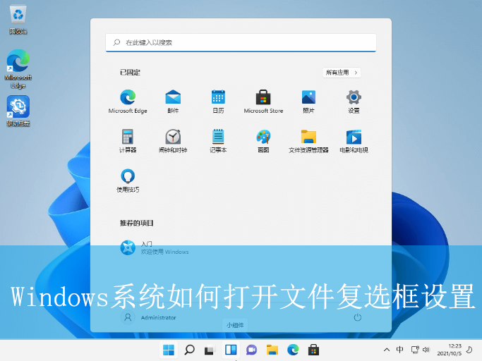 Windows系統(tǒng)如何打開文件復(fù)選框設(shè)置